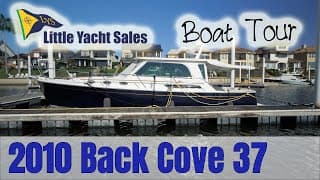 2010 Back Cove 37 Boat tour