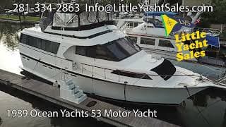 1989 Ocean Yachts 53 Motor Yacht