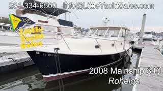 2008 Mainship 34