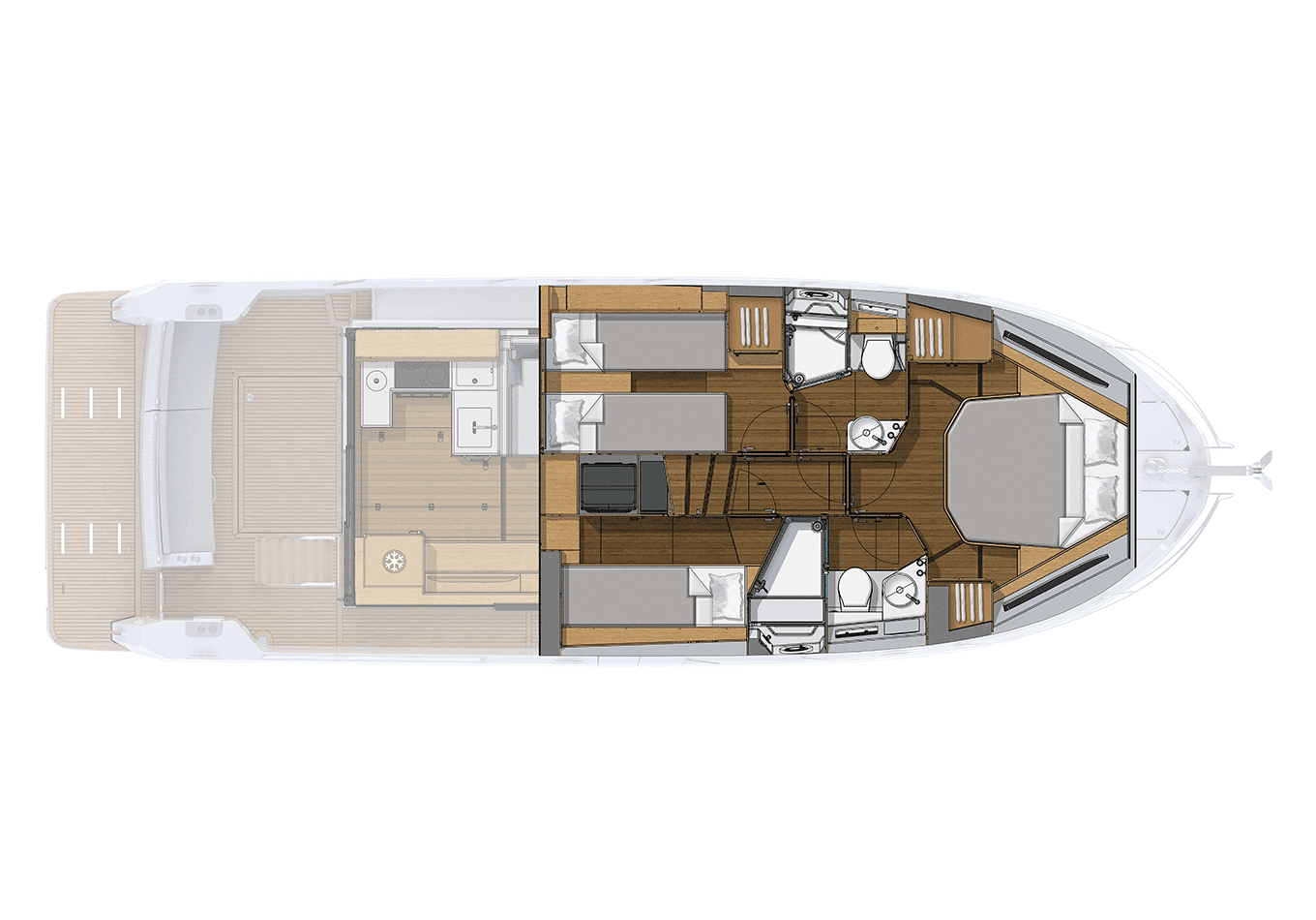 Lower deck