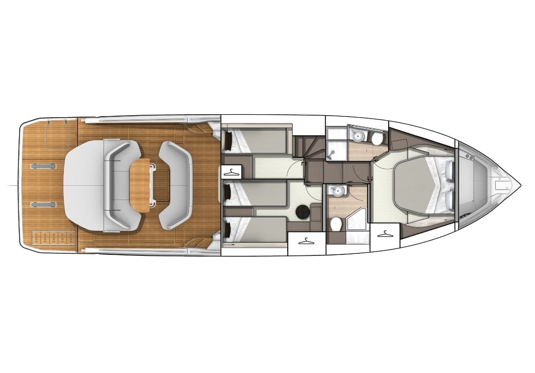 Cockpit - 4 berths configuration