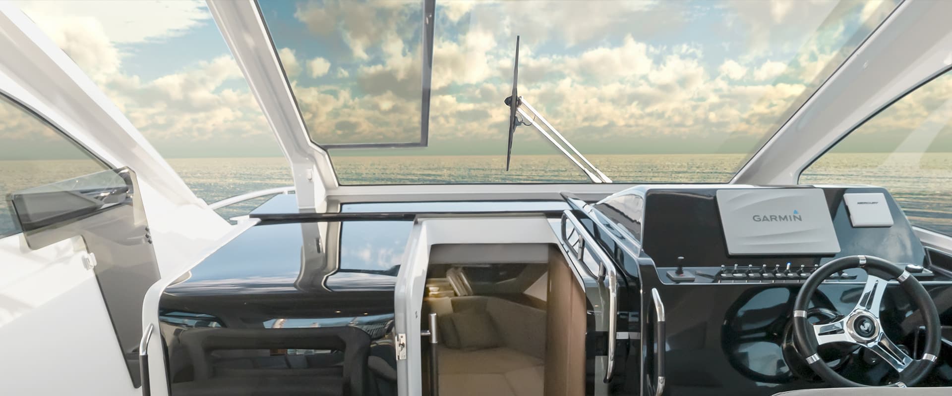 A clear view of the horizon
